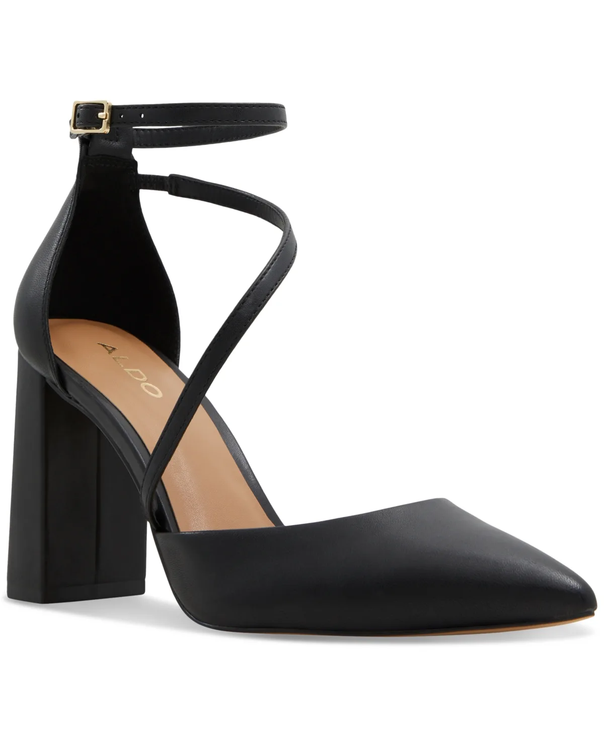 Milley Two-Piece Strappy Pointed-Toe Pumps