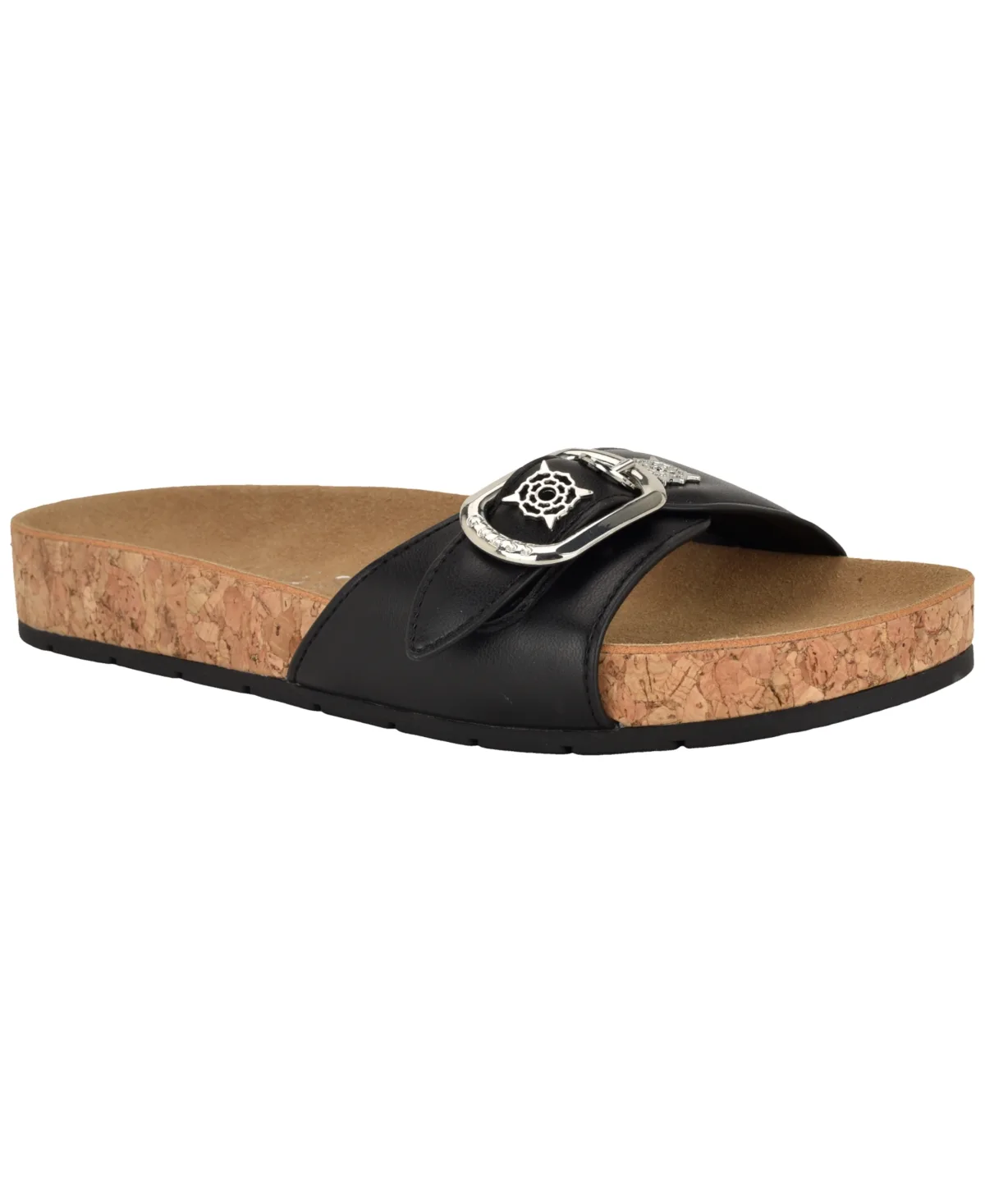 Locela Ornamented Cork Footbed Sandals by Guess