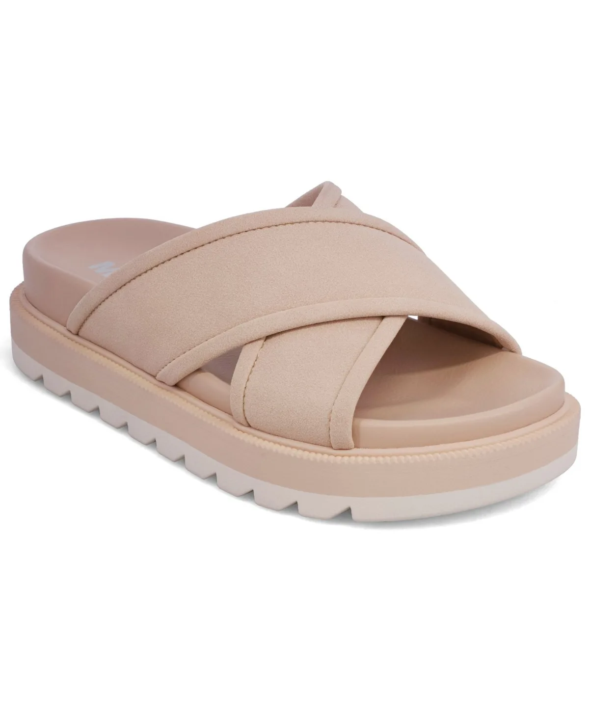 Teresa Crisscross Platform Slide Sandals by Mia
