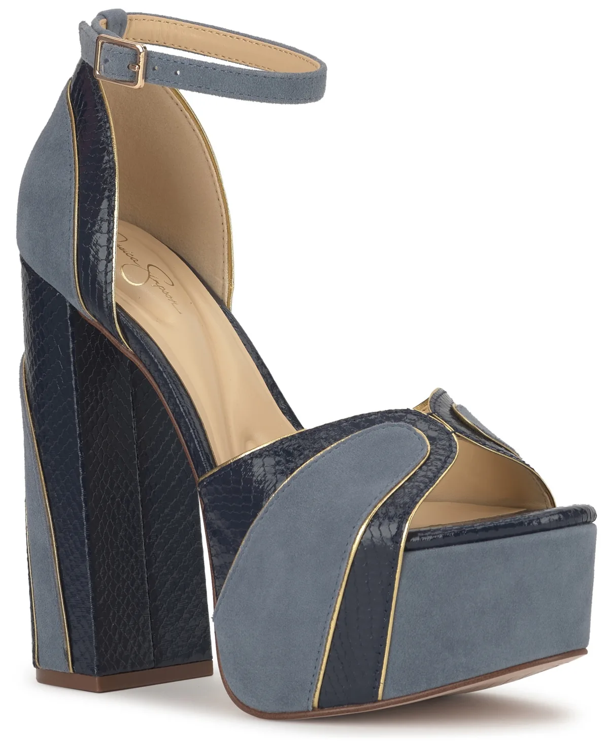 Avele Platform Block Heel Dress Sandals by Jessica Simpson