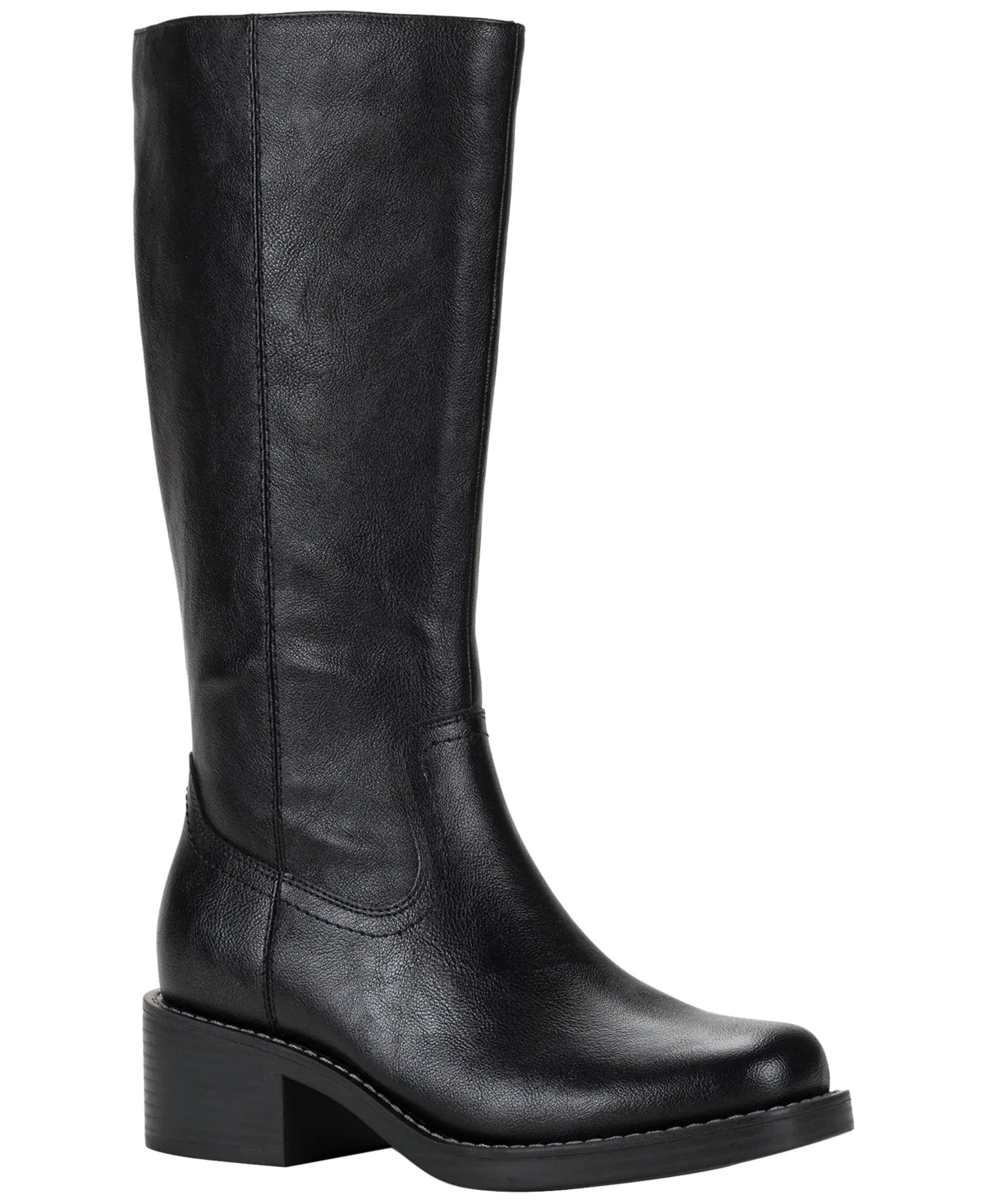 Warblerr Wide Calf Square Toe Tall Boots by Wild Pair