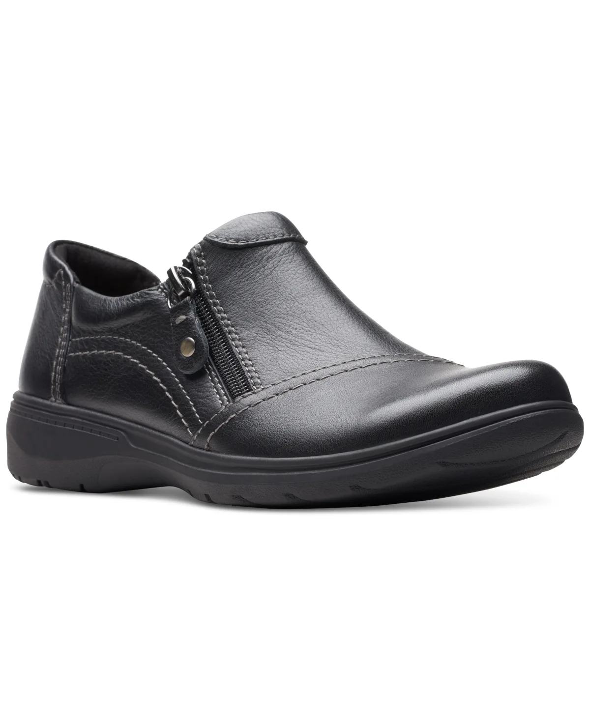 Carleigh Ray Round-Toe Side-Zip Shoes