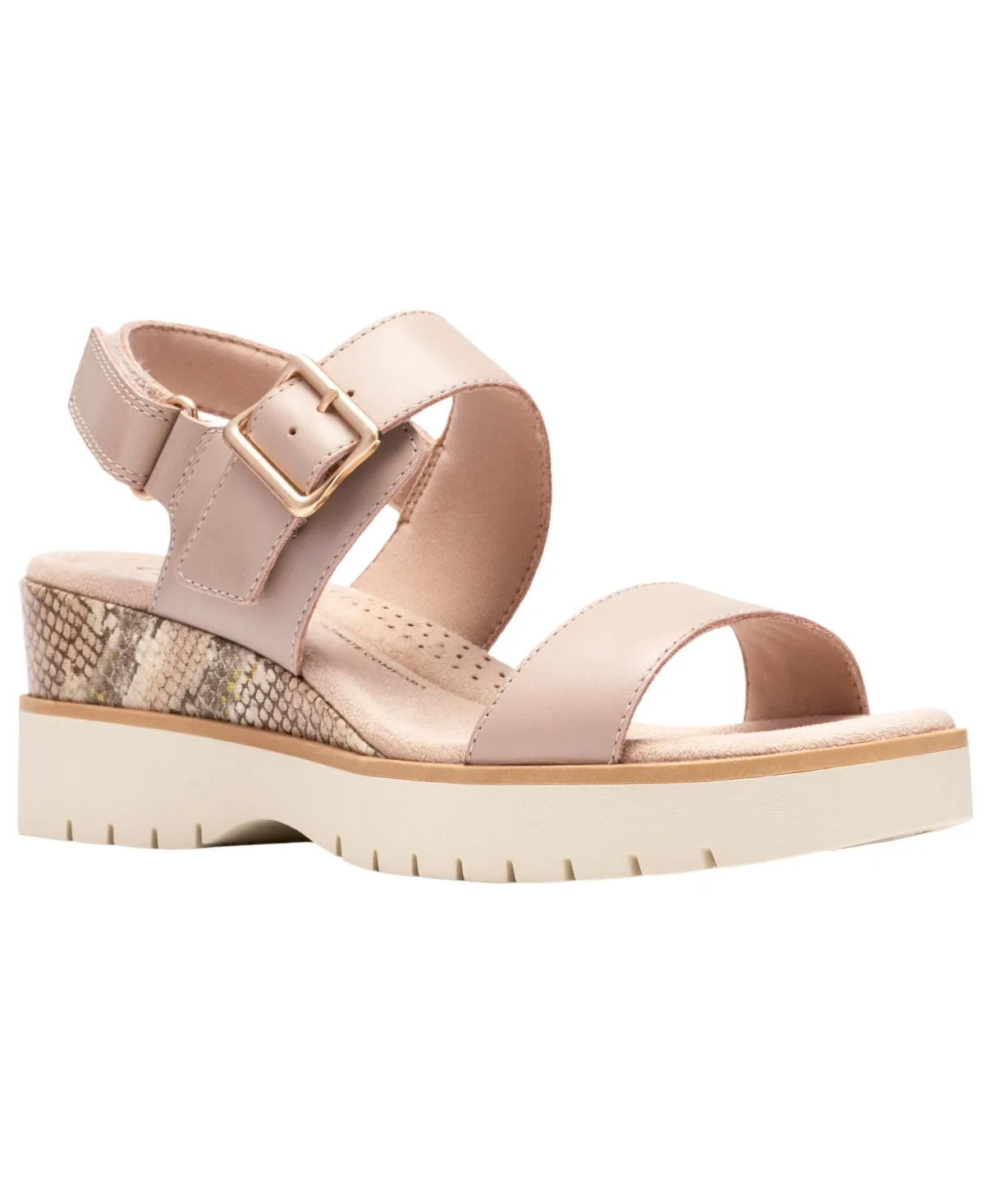 Diaz Rose Wedge Round Toe Sandals