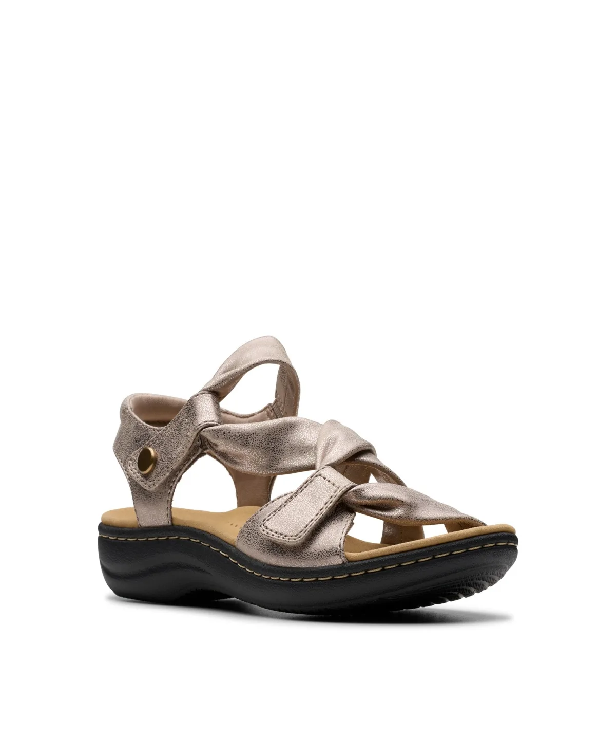 Collection Laurieann Bell Round Toe Flat Sandals by Clarks