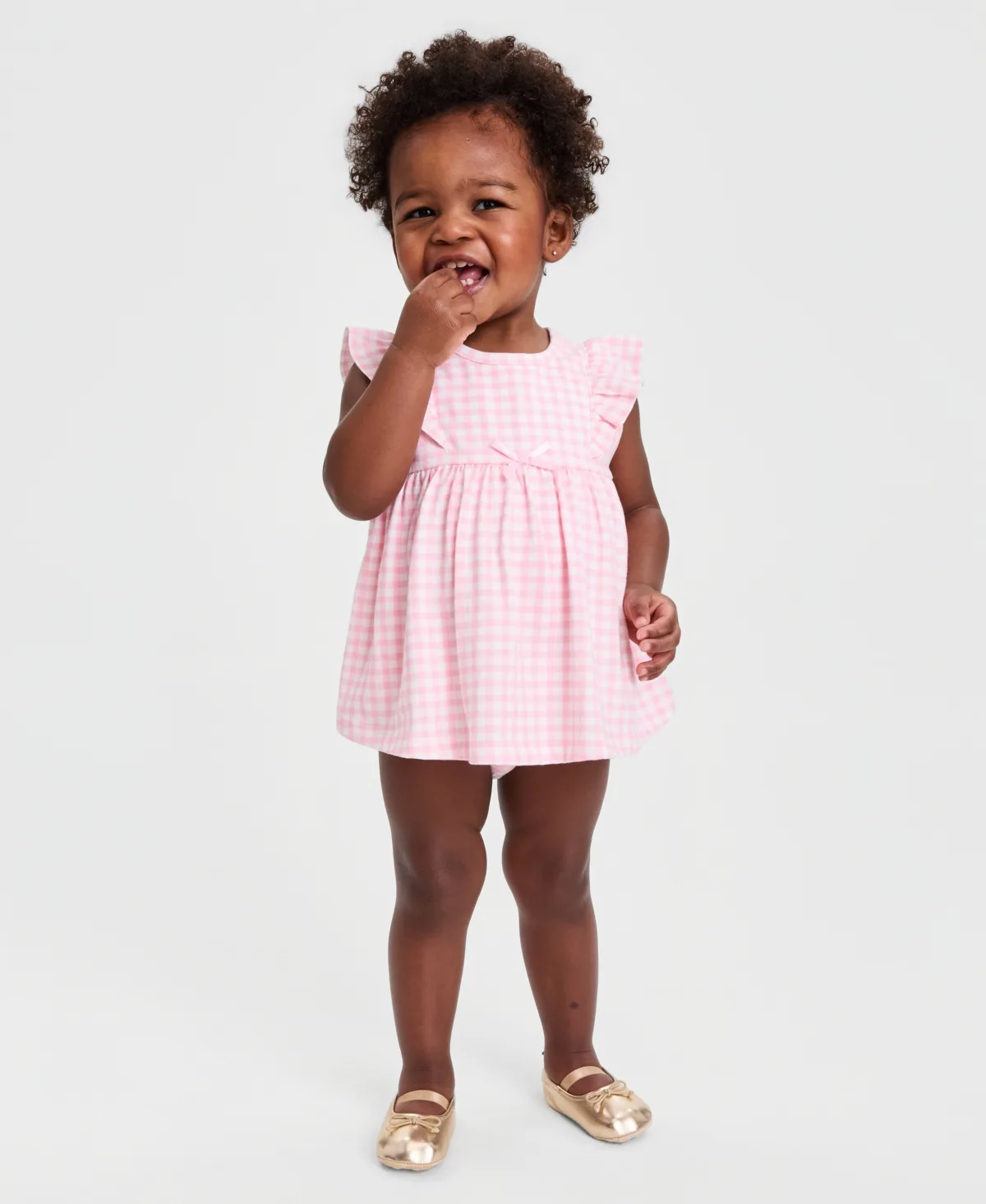 Pretty Gingham Sunsuit by First Impressions
