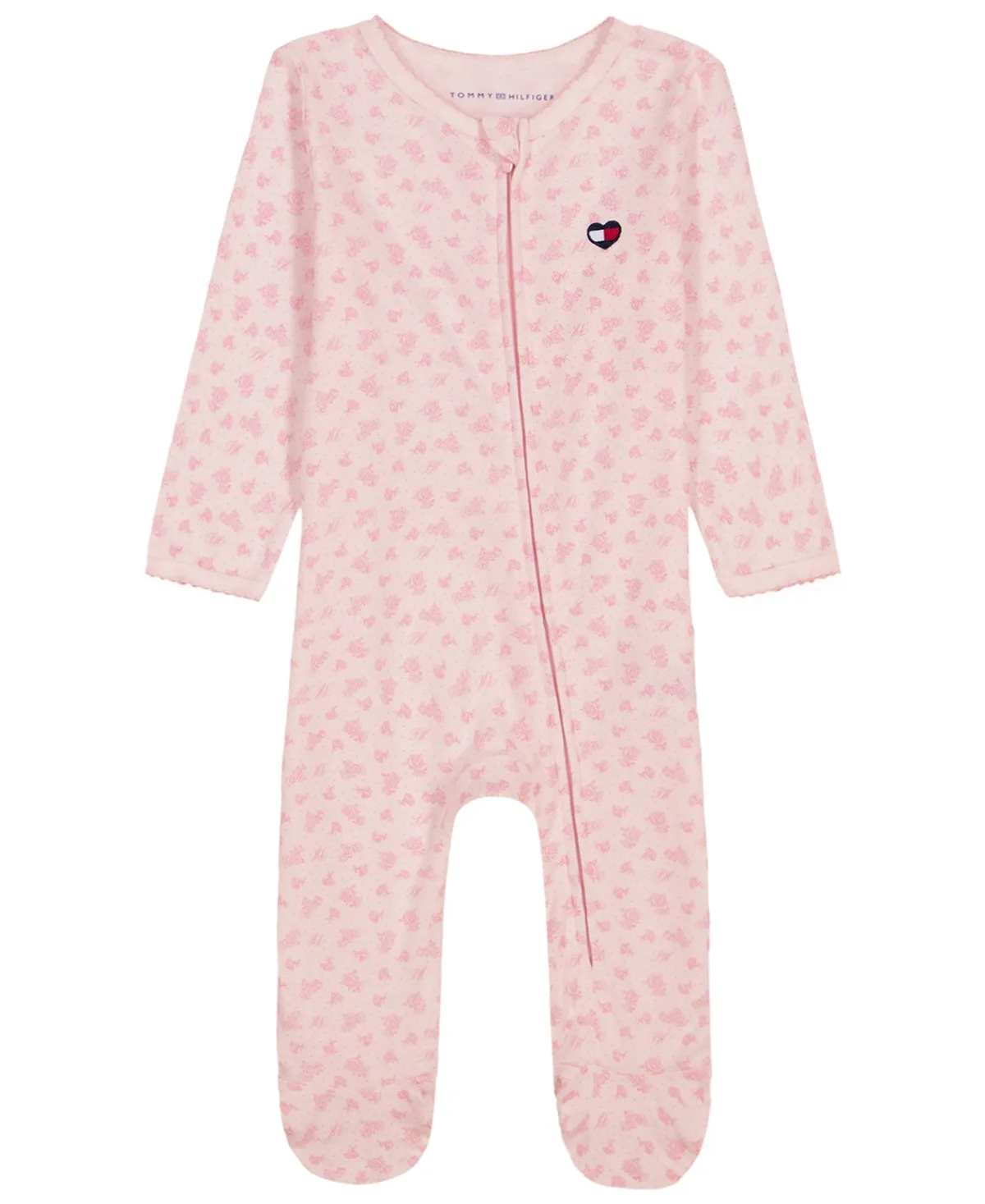 Long-Sleeve Footed Coverall by Tommy Hilfiger
