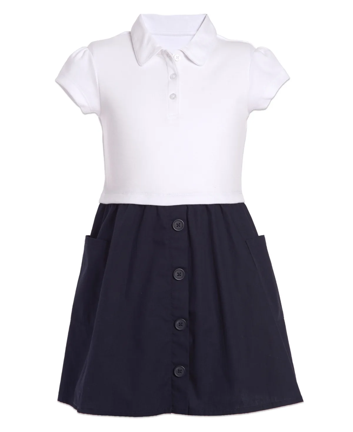 Uniform 2 Tone Interlock Dress by Nautica