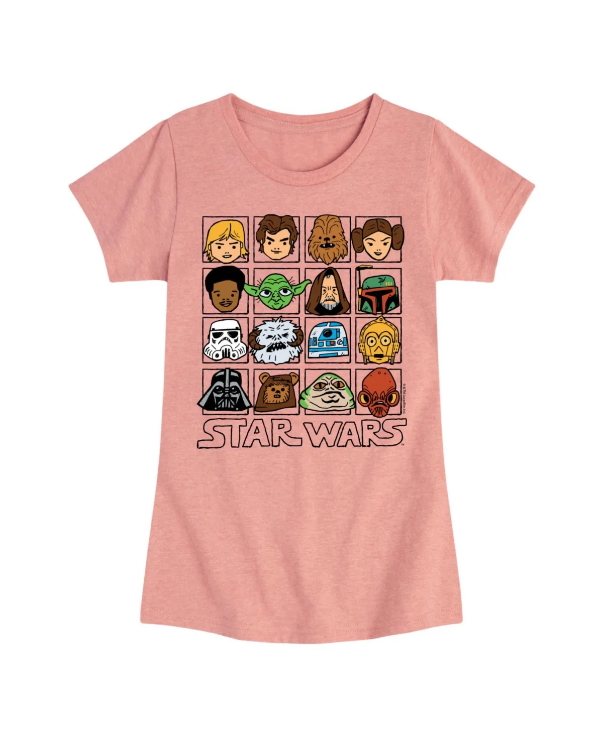Characters Grid Short Sleeve Tee by Star Wars