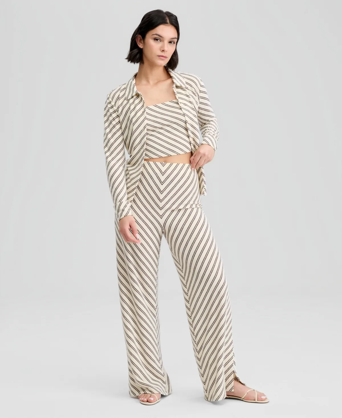 Long Casual Flare Pants by And Now This