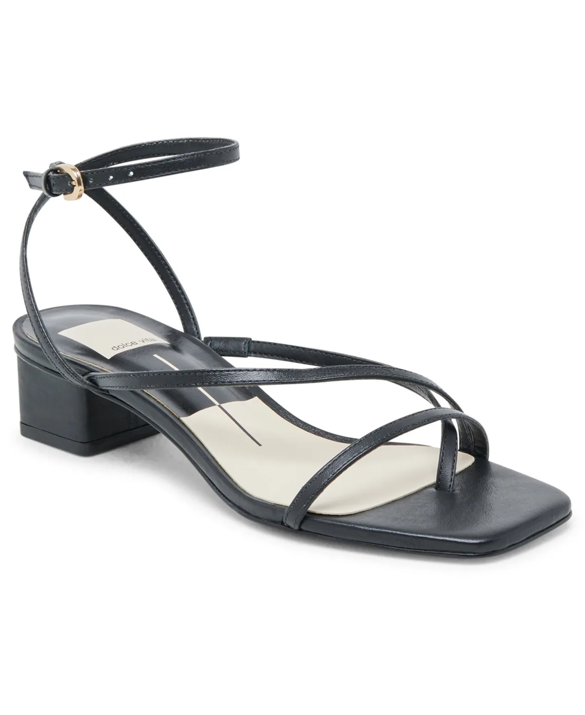 Karlos Ankle Strap Block Heel Dress Sandals