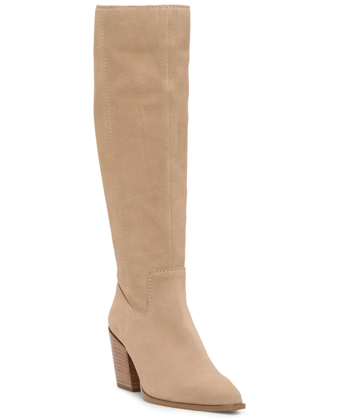 Pamlia Wide-Calf Knee-High Western Boots by Vince Camuto