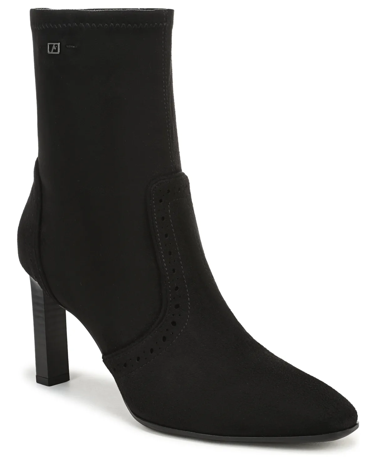 Delani Square Toe Zip Short Boots by Franco Sarto