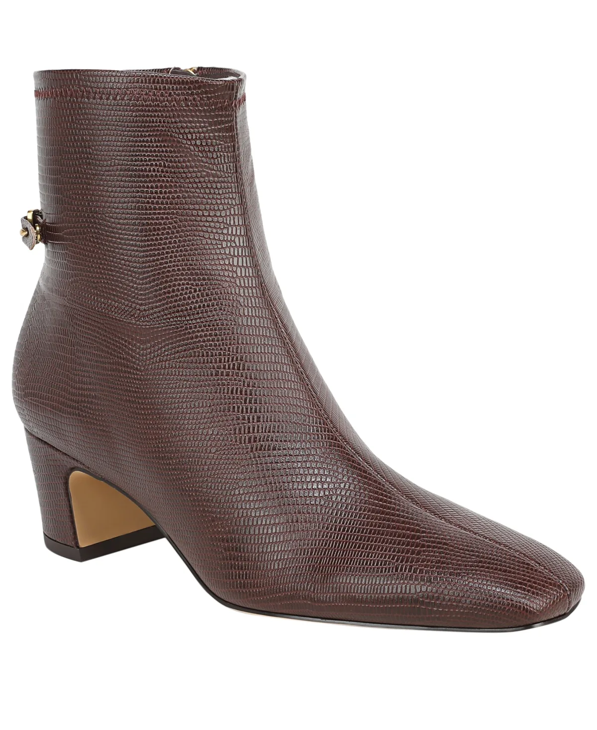 Flexa Stina Square Toe Zip Short Booties by Franco Sarto