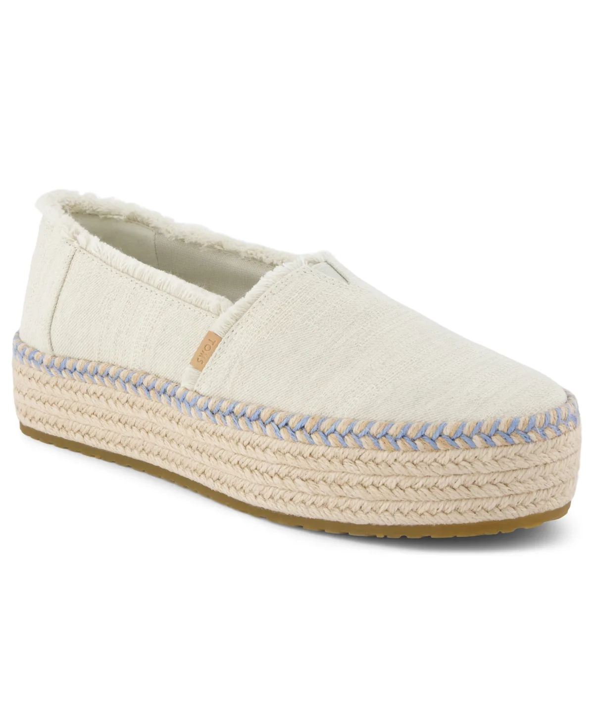 Valencia Platform Espadrille Slip-On Shoes by Toms