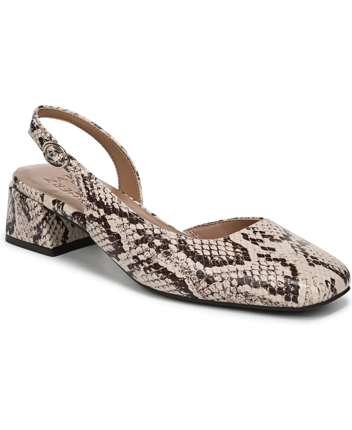 Jayla Mid-Heel Square Toe Slingback Pumps by Naturalizer
