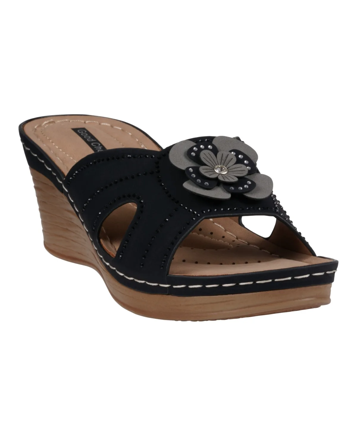 Fiora Floral Wedge Sandals by Gc Shoes