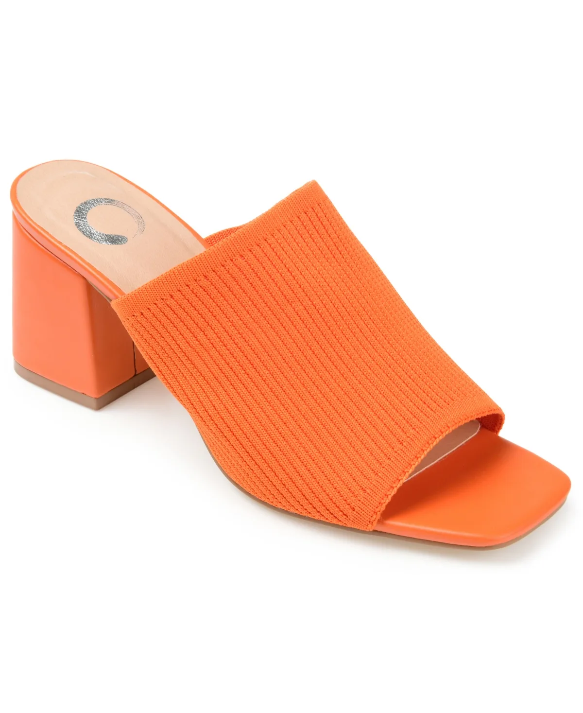 Lorenna Block Heel Slide Sandals by Journee Collection