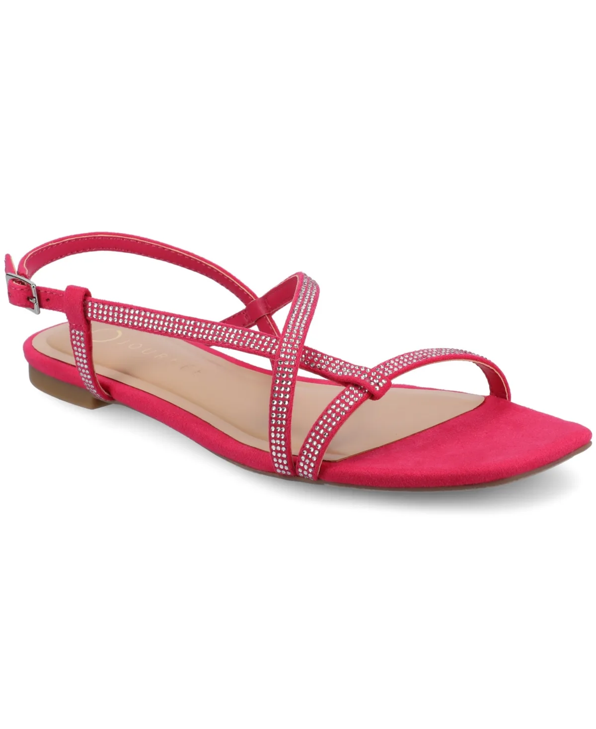 Francis Strappy Glitter Flat Sandals