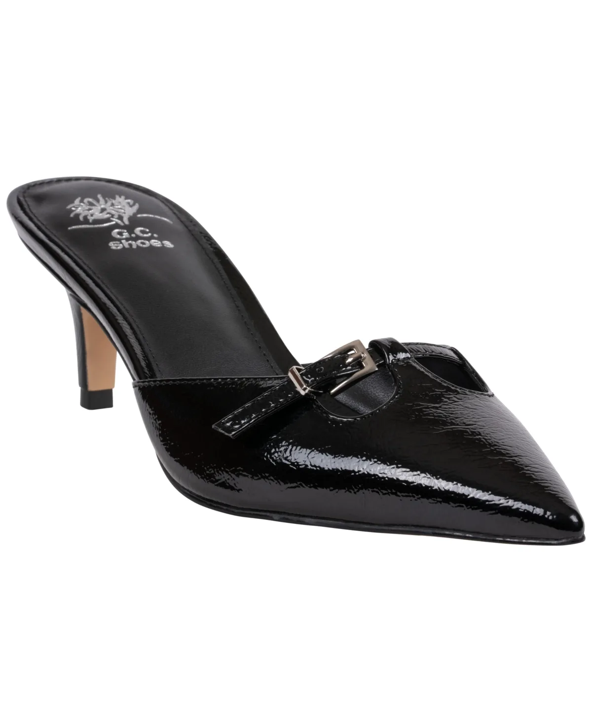 Simone Patent Kitten Heel Pumps by Gc Shoes