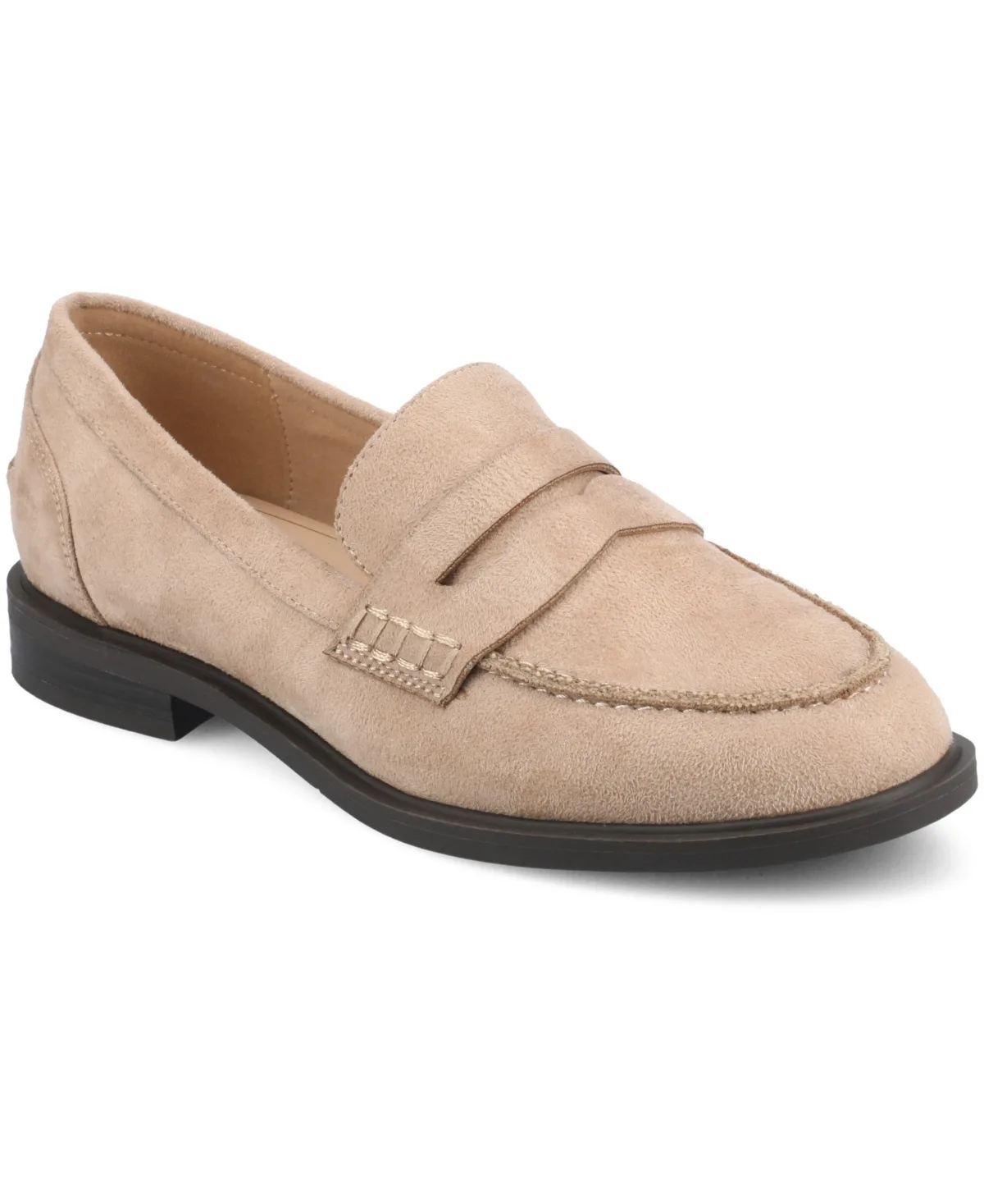 Brooks Block Heel Comfort Penny Loafers