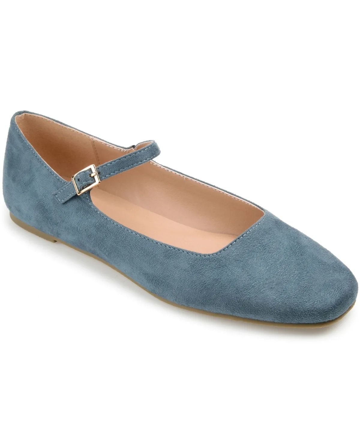 Carrie Square Toe Mary Jane Flats by Journee Collection