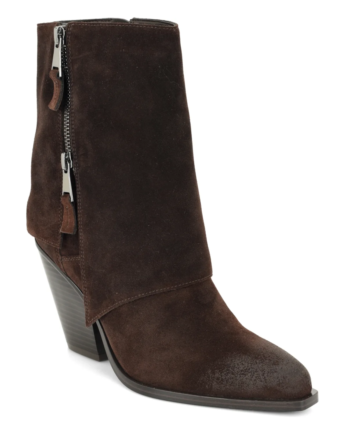 Umberto Fold Over Snip Toe Booties by Nine West