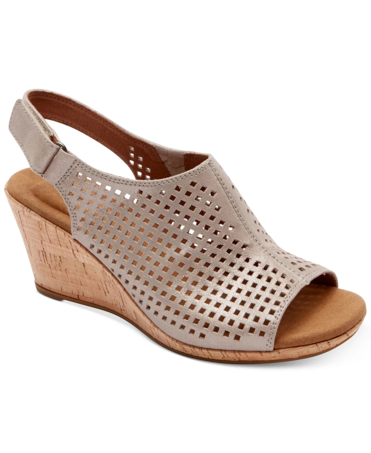 Briah Perf Sling Wedge Sandals