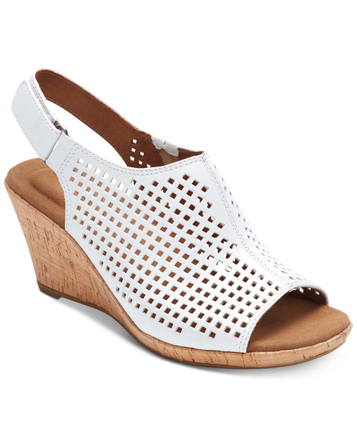 Briah Perf Sling Wedge Sandals