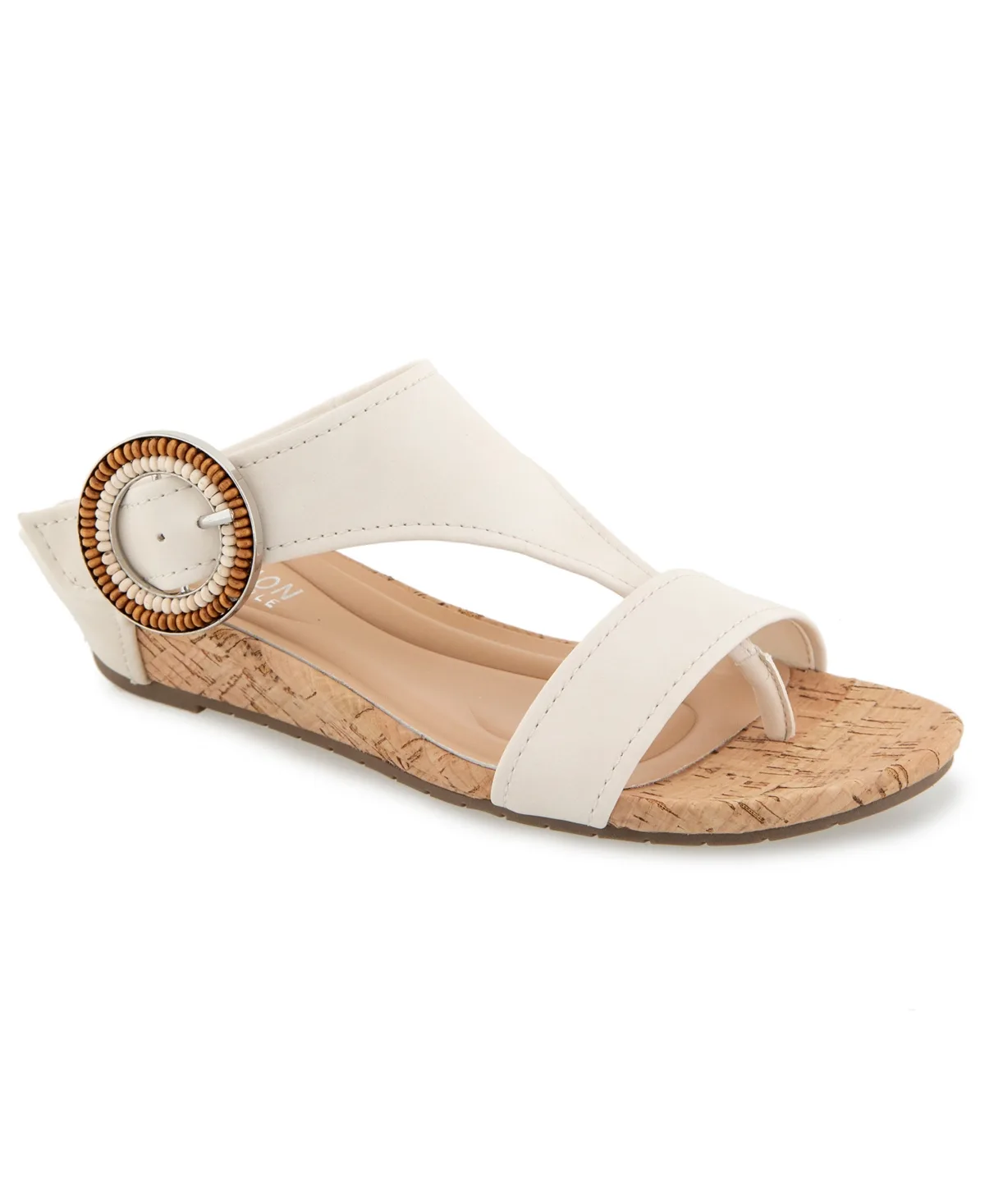 Great Buckle Wedge Sandals by Kenneth Cole Reaction