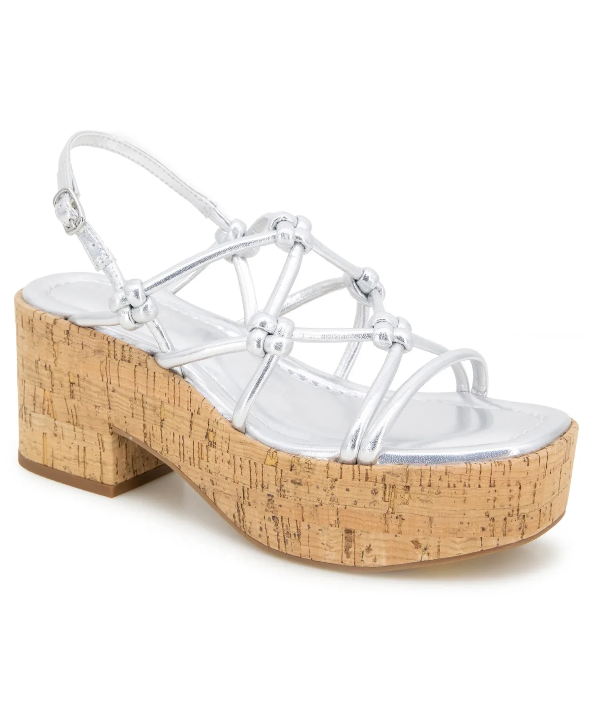 Essa Knots Square Toe Wedge Sandals by Kenneth Cole Reaction