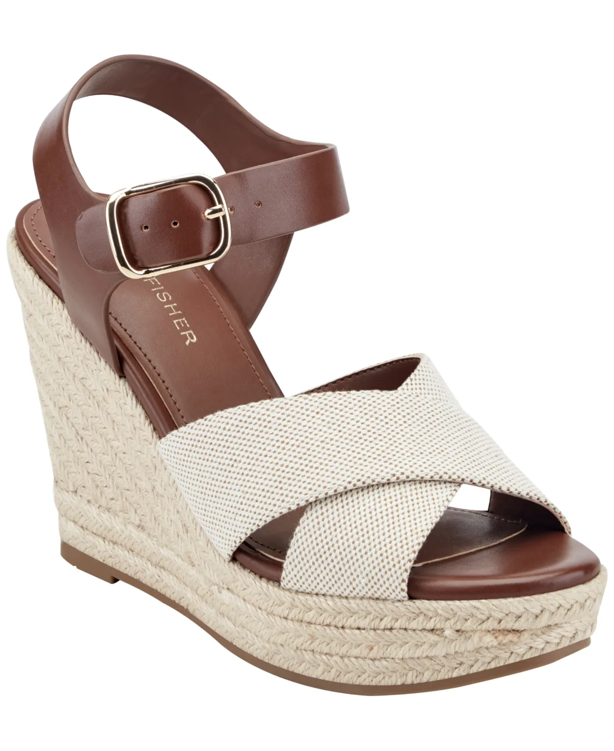 Herve Espadrille High Wedge Sandals by Marc Fisher