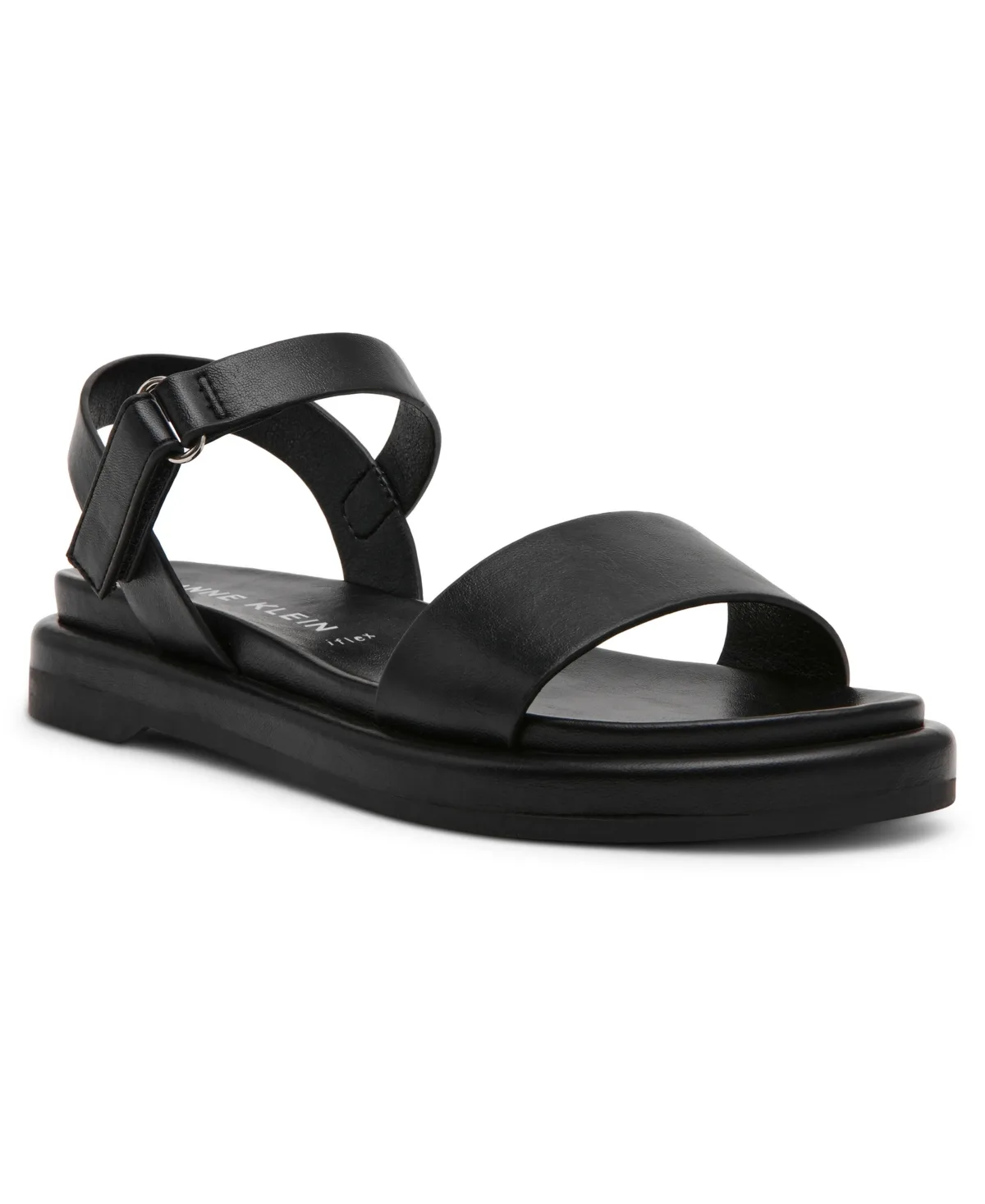 Elani Round Toe Footbed Sandals by Anne Klein