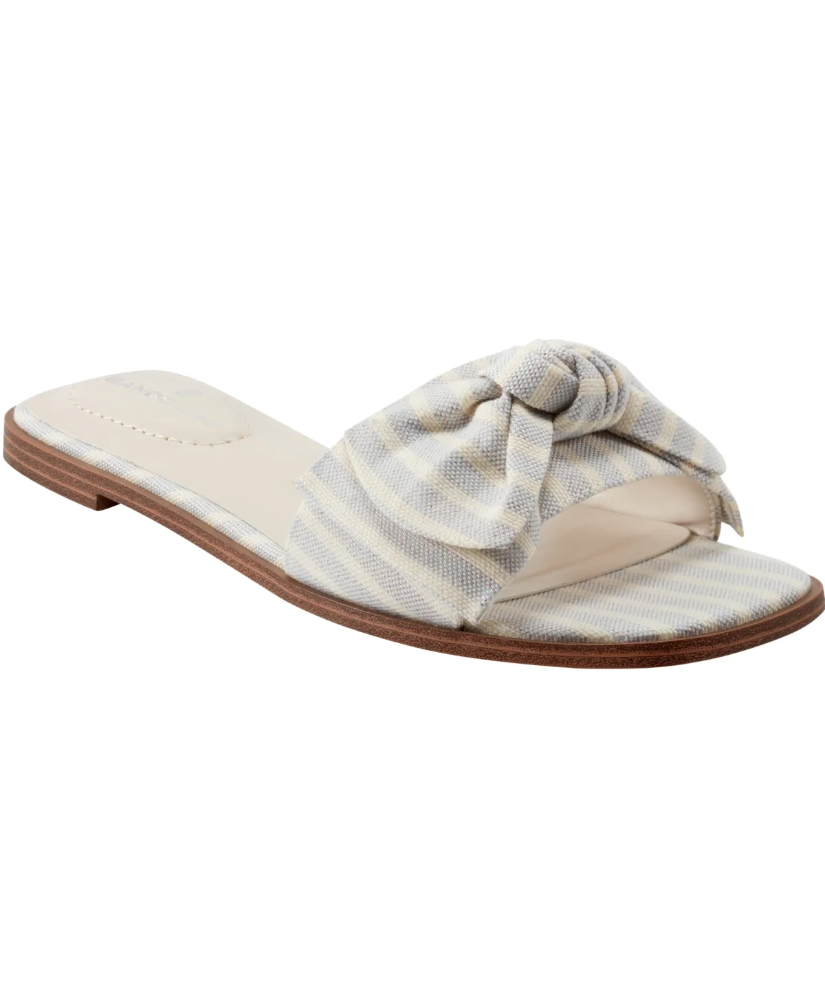 Violeta Bow Flat Slide Sandals by Bandolino