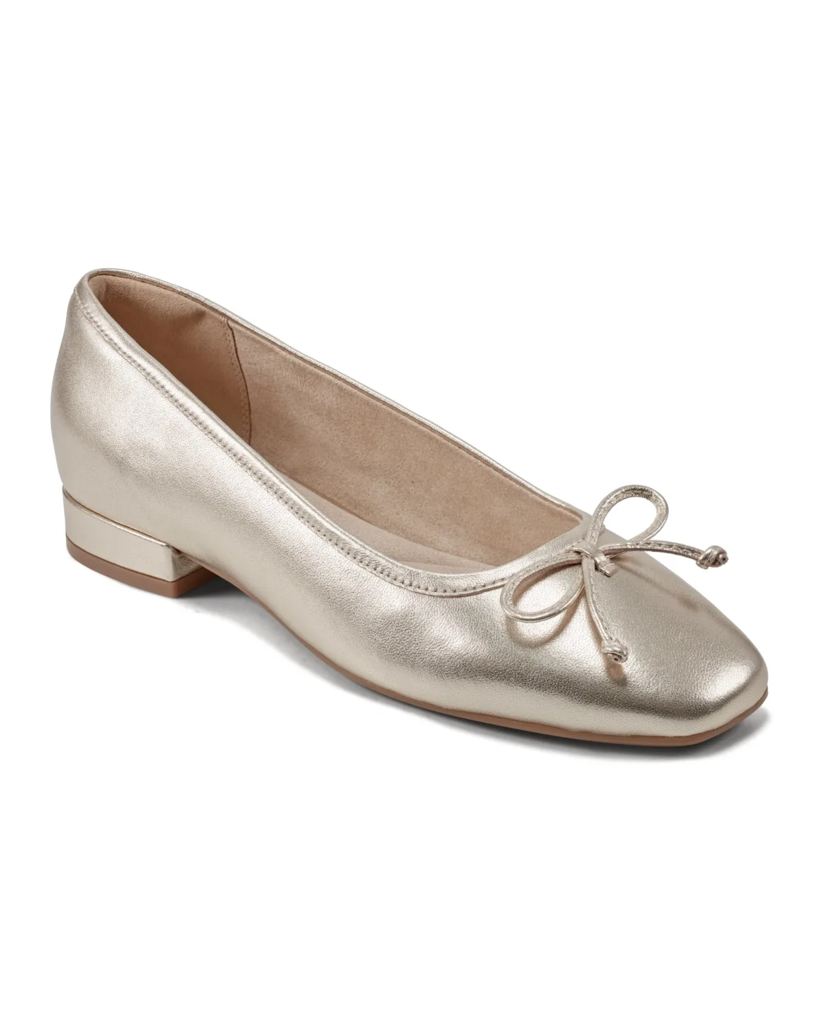 Sadie Square Toe Slip-On Ballet Dress Flats by Rockport