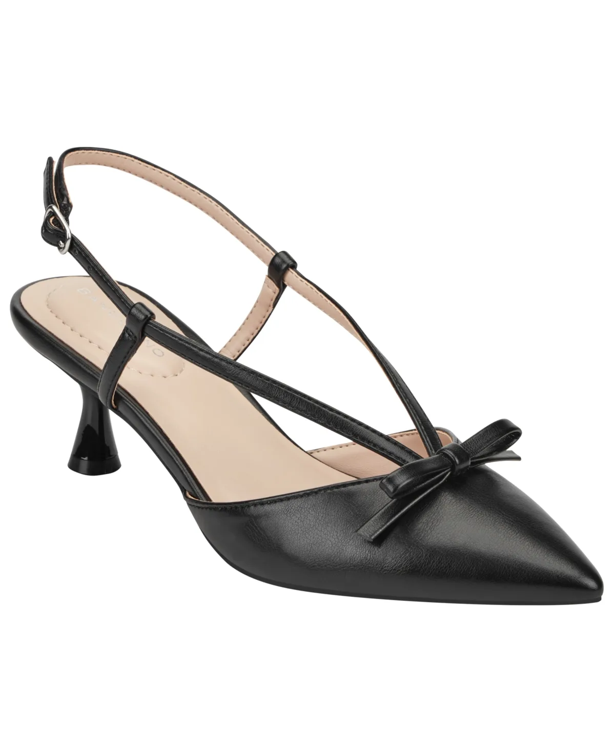 Macruz Slingback Kitten Heel Pumps