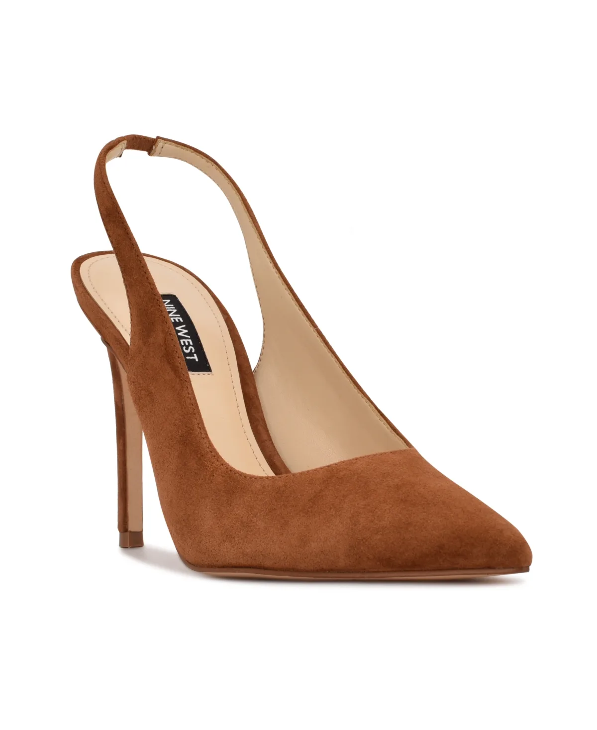 Feather Slingback Stiletto Pumps