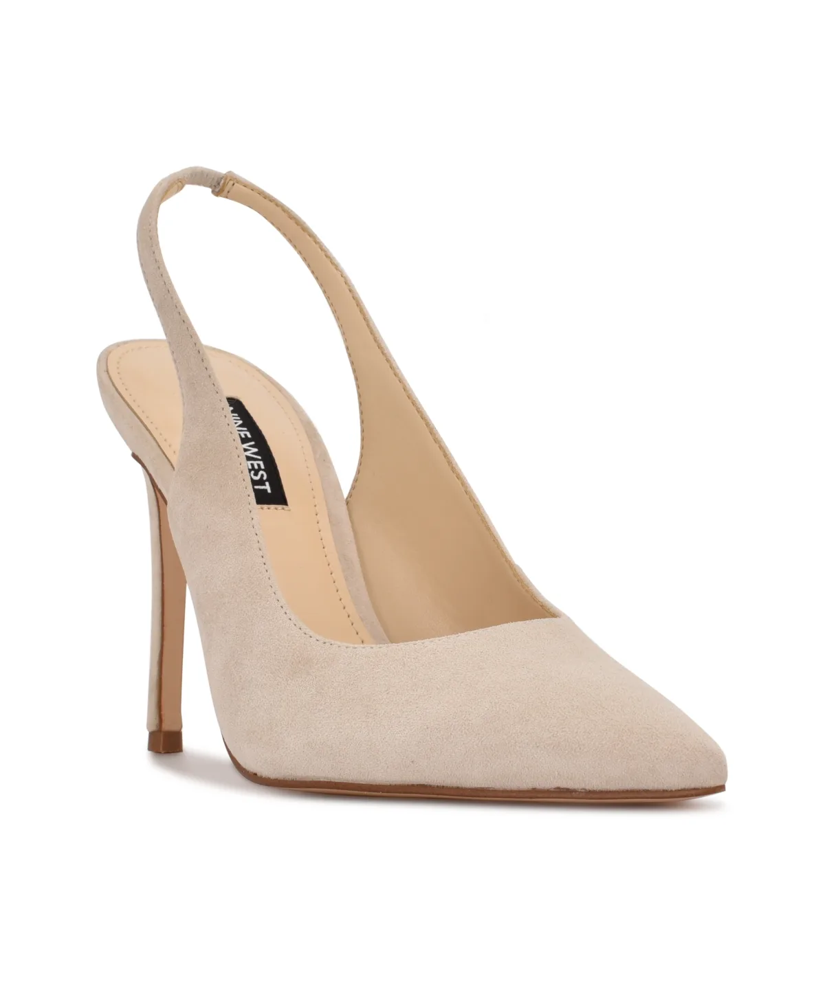 Feather Slingback Stiletto Pumps