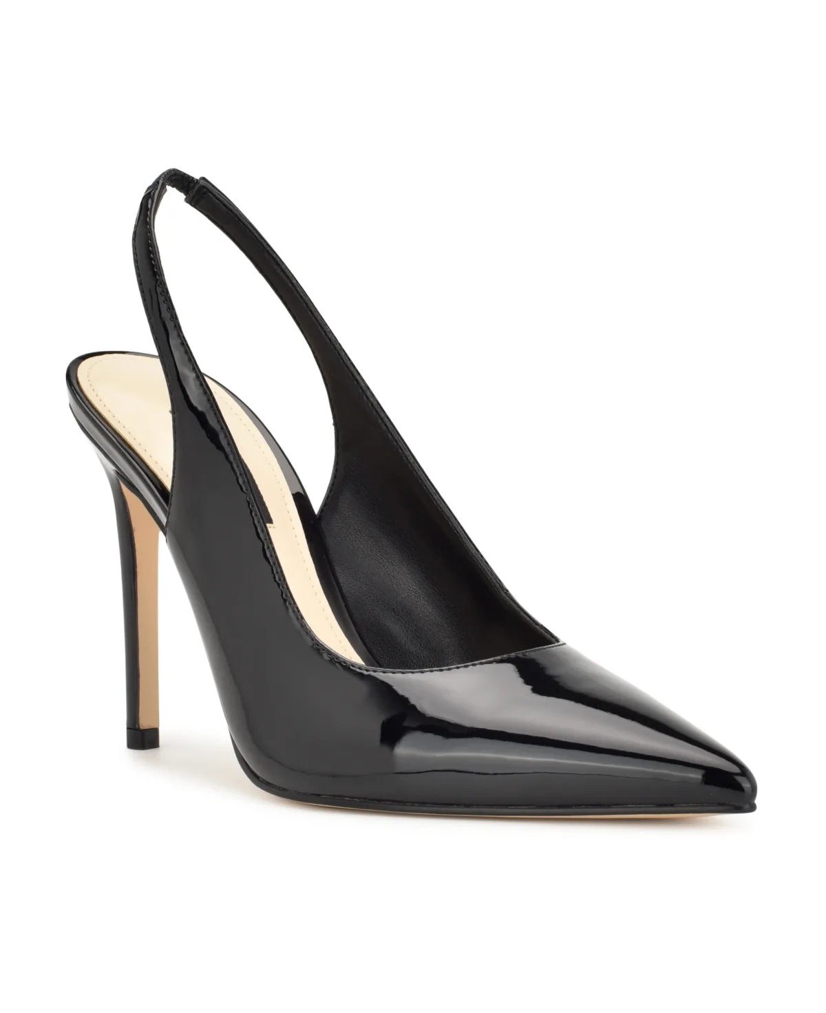 Feather Slingback Stiletto Pumps
