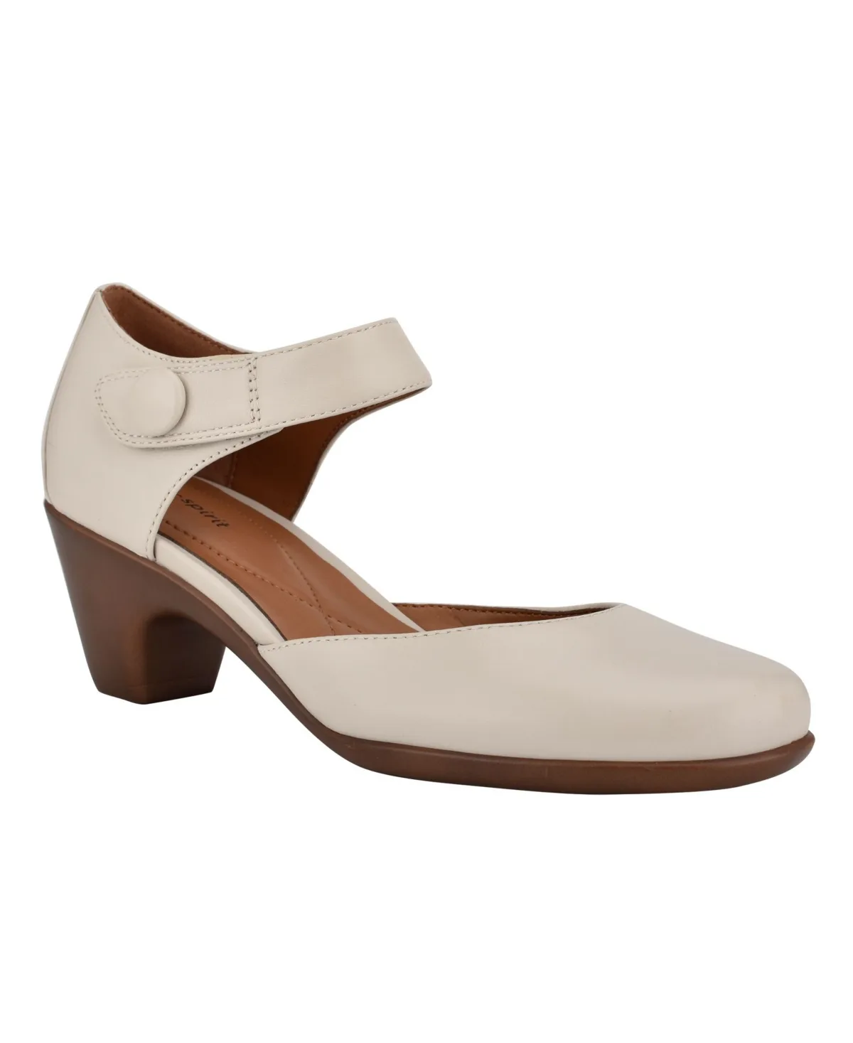 Clarice Mary Jane Block Heel Pumps
