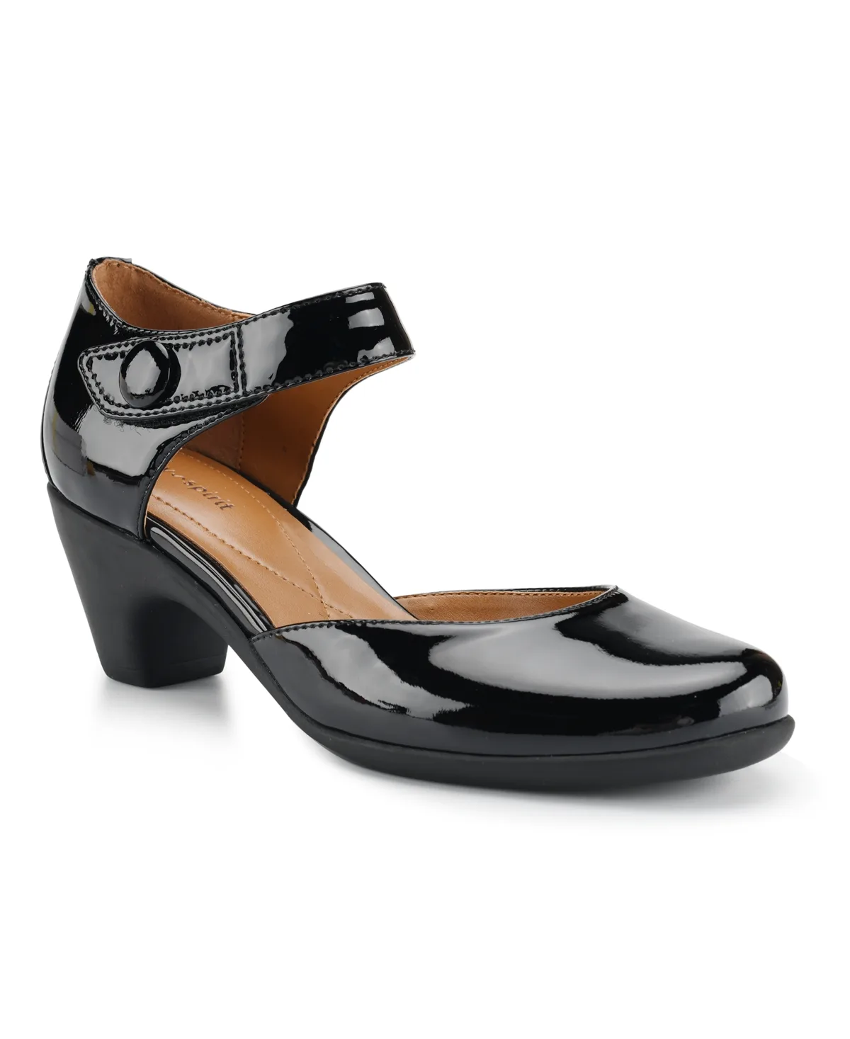 Clarice Mary Jane Block Heel Pumps