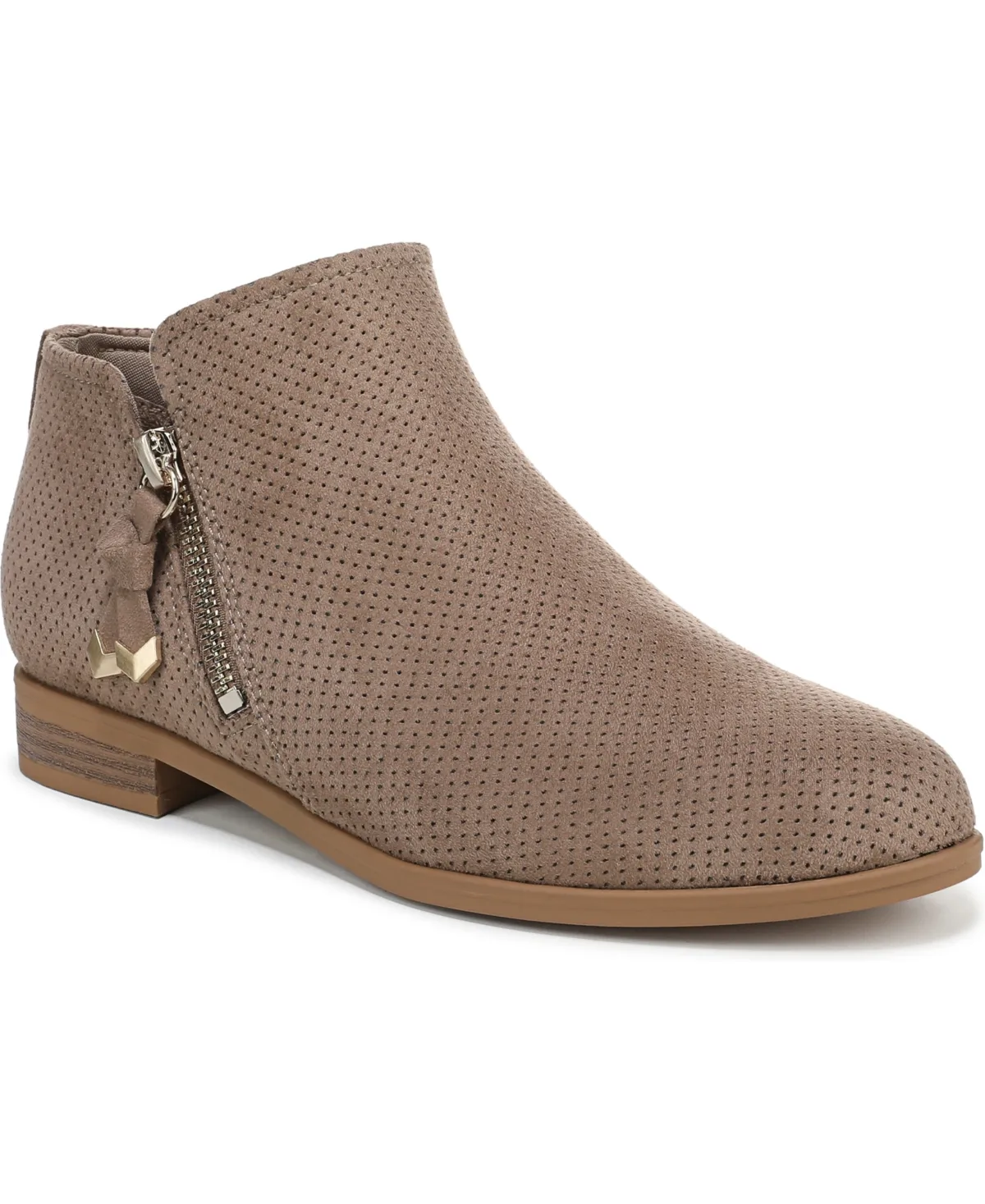 Reverie Block Heel Zip Short Boots by Dr. Scholl's