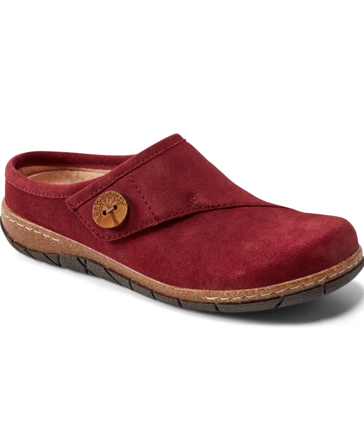 Ezra Button Wrap Slip-On Clogs by Earth