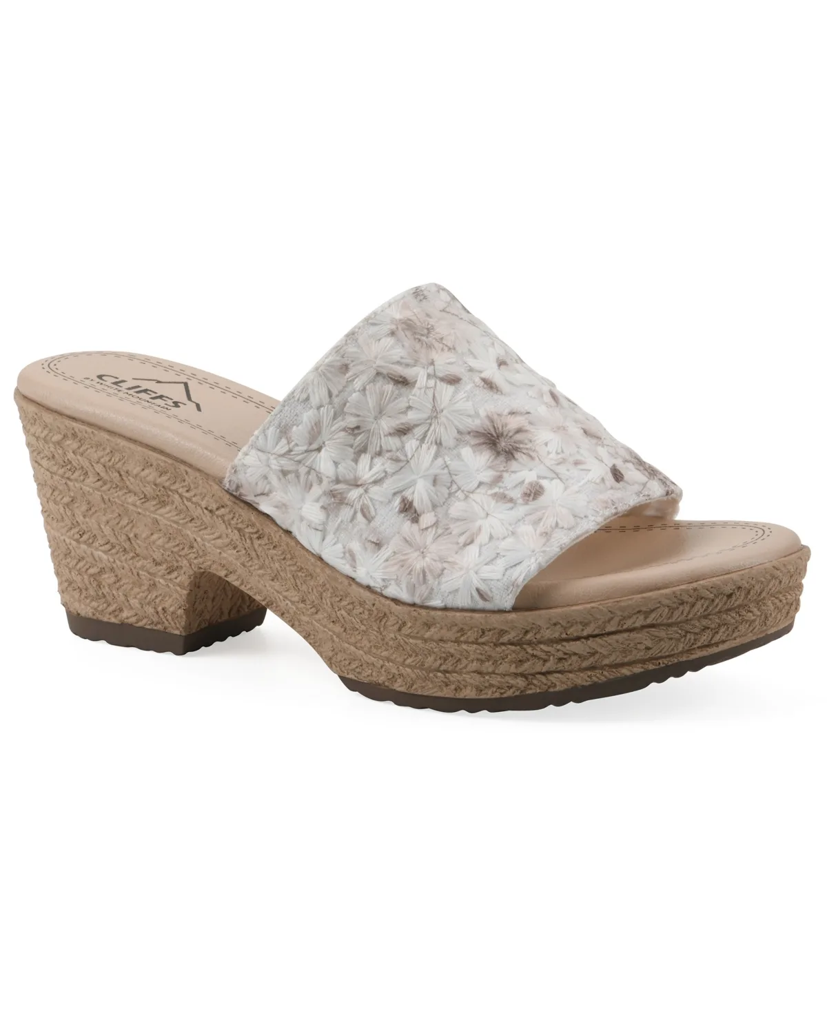 Biancia Wedge Slip-On Sandals by Cliffs By White Mountain