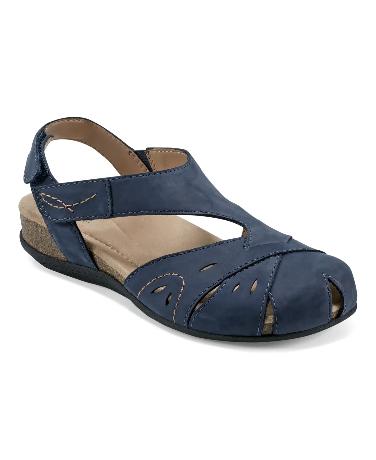 Birdine Cutout Flat Slingback Sandals by Earth