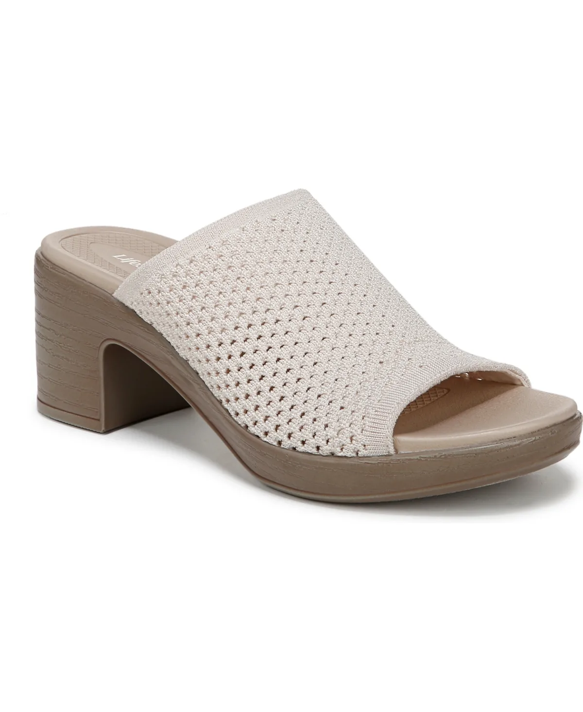 Ella Washable Block Heel Slide Sandals by Lifestride