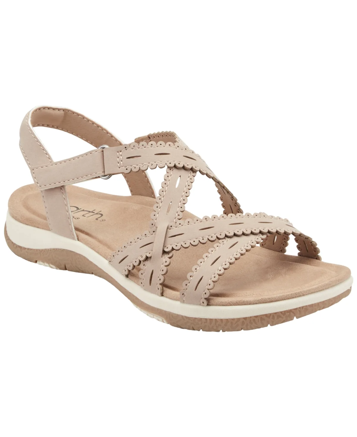 Sanetra Strappy Flat Sandals by Earth