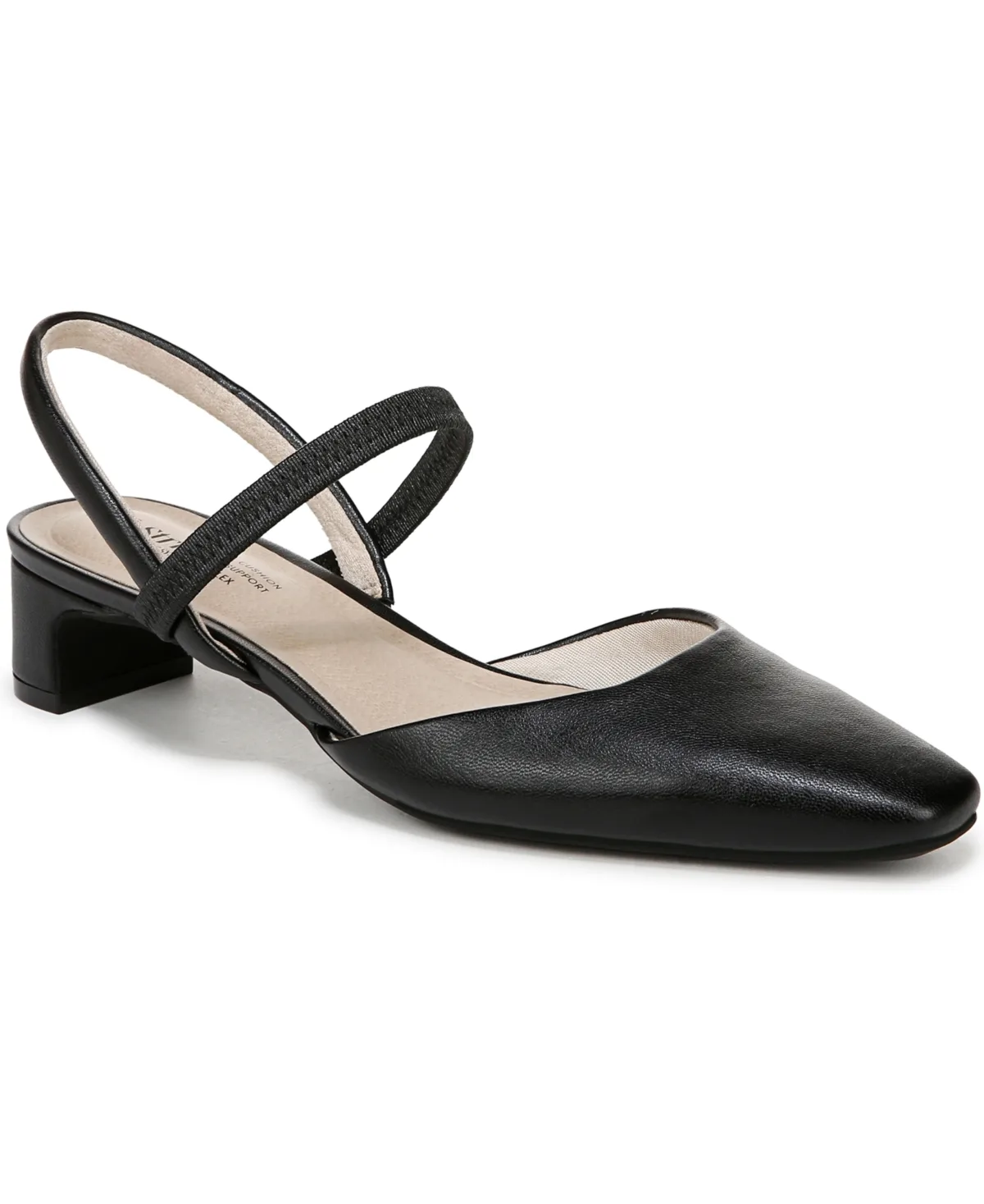 Lainey Pointed Toe Block Heel Pumps