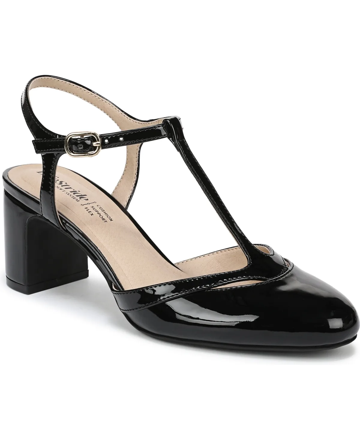 Toni T-Strap Pointed Toe Pumps