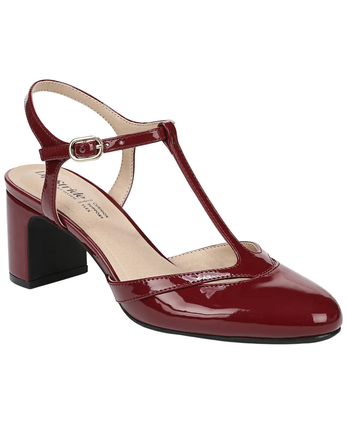 Toni T-Strap Pointed Toe Pumps