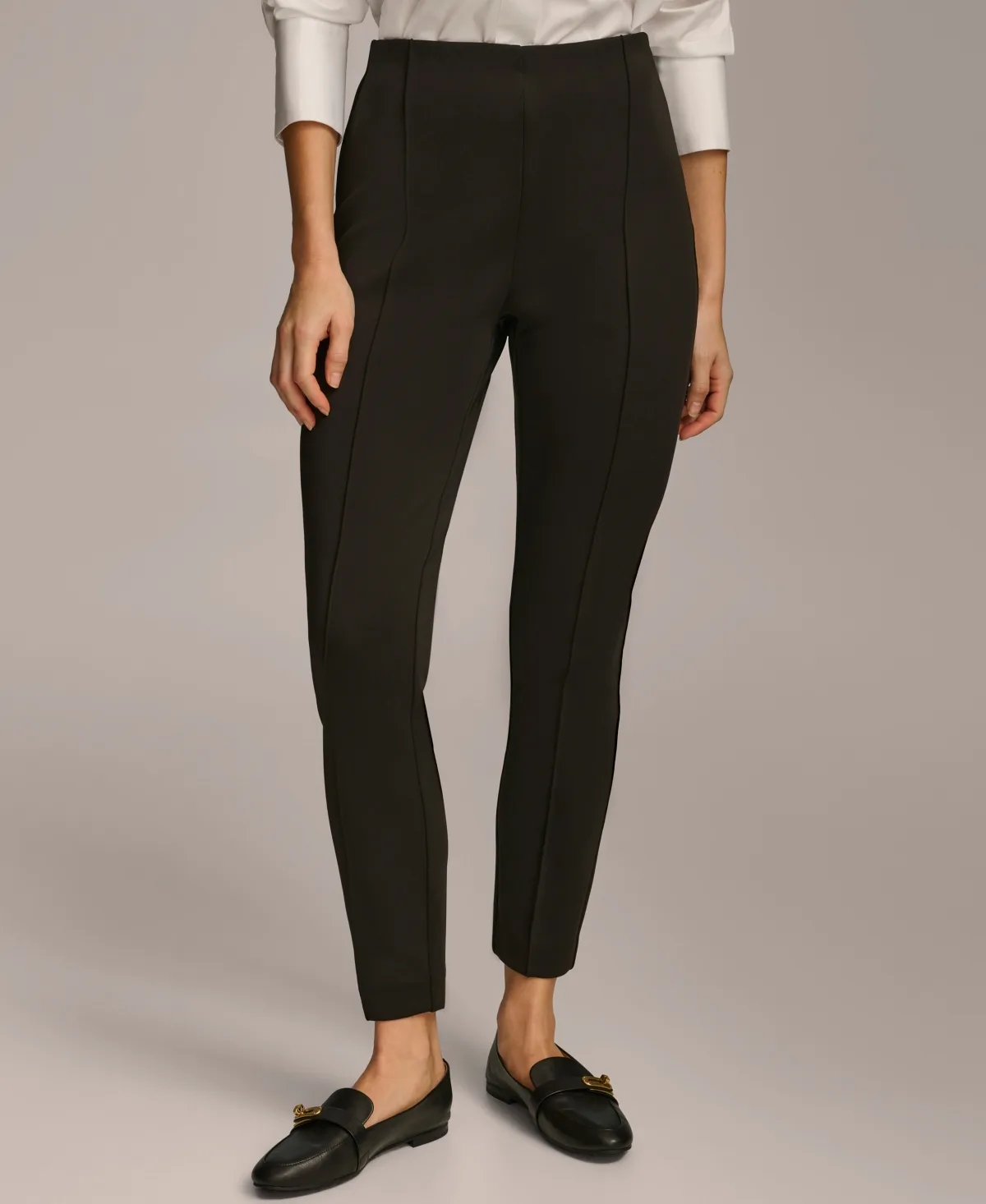 Mid-Rise Ankle-Length Pants by Donna Karan New York